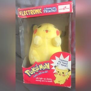 Hasbro - Pokemon - Electronic I Choose You PIKACHU! NEW  Unopened